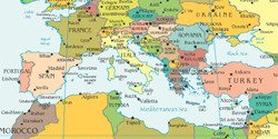 Mediterranean Luxury Yacht Charter Sailing Map