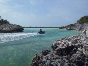 Exploring the Mangrove Creek at Shroud Cay